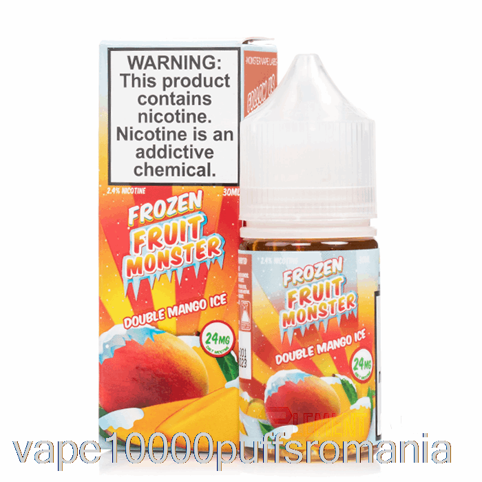 Vape Romania Ice Double Mango - Saruri De Monstru Din Fructe Congelate - 30ml 24mg